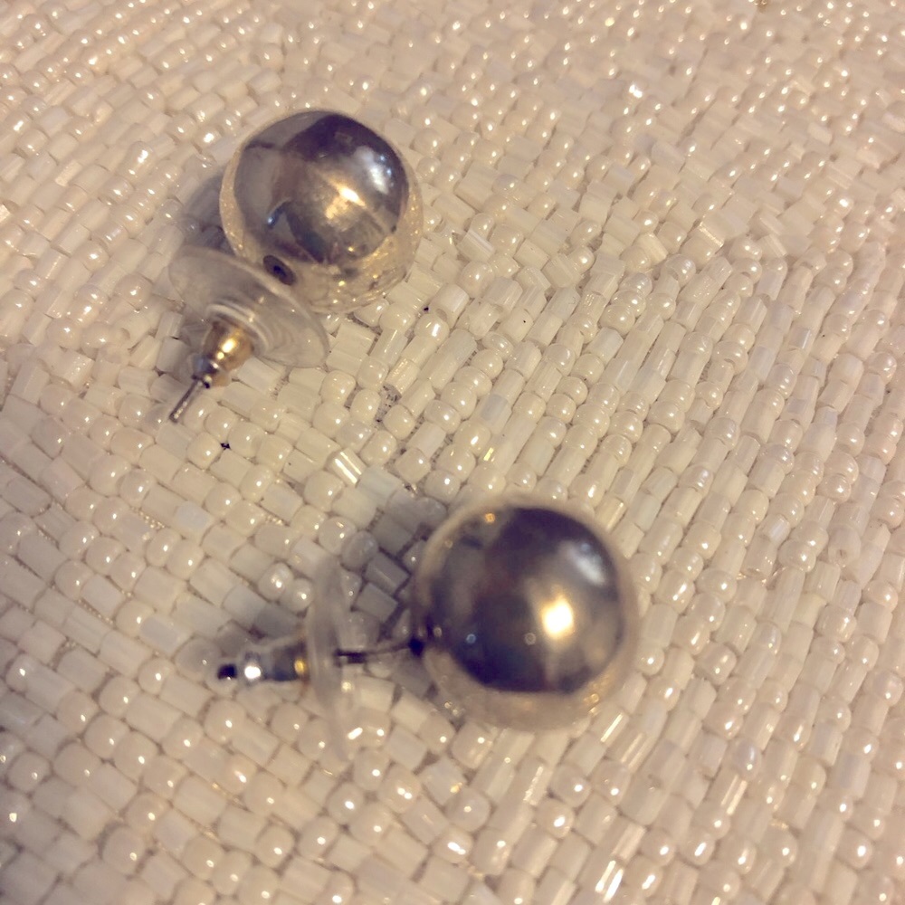 Silpada Having A Ball 10m Large Solid Silver Stud… - image 1